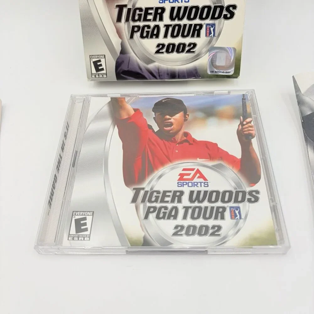 EA SPORTS TIGER WOODS PGA TOUR 2002 PC CD-ROM Complete Big Box Game